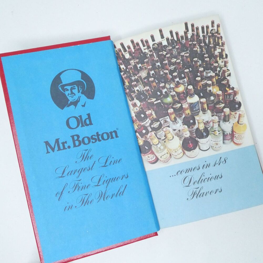 1981 Mr Boston Deluxe Official Bartenders Guide Red 61st Edition Hardcover - Picture 5 of 13
